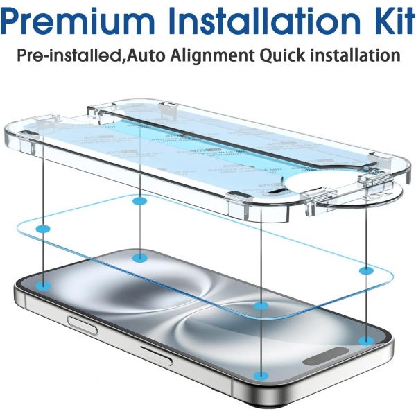 amFilm Apple iPhone 16 Pro Max Ekran Koruyucu (4 Adet)