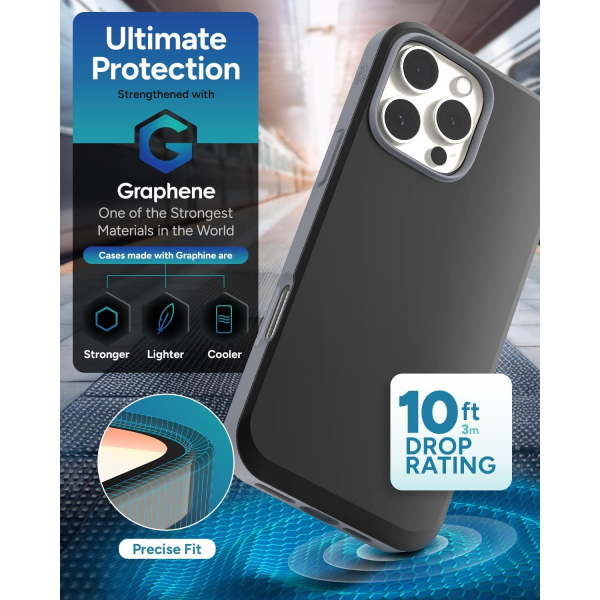 Zagg Apple iPhone 16 Pro SoHo Snap Klf -Black