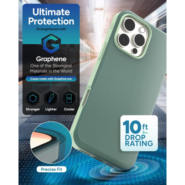 Zagg Apple iPhone 16 Pro SoHo Snap Klf -Green