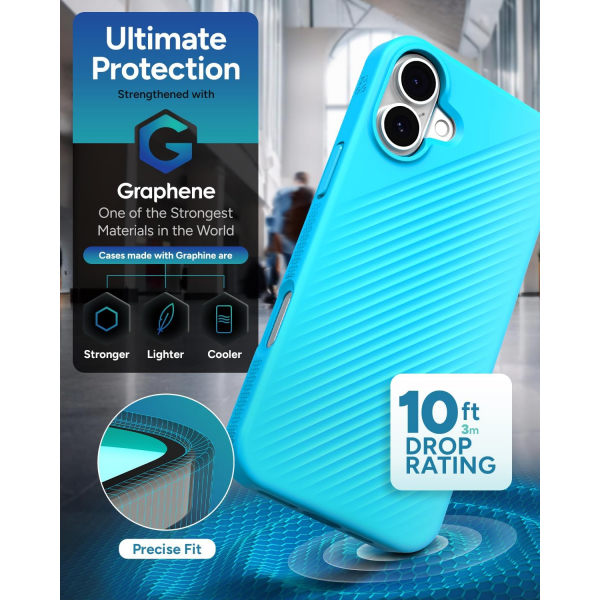 ZAGG Apple iPhone 16 Luxe Snap Klf-River Blue