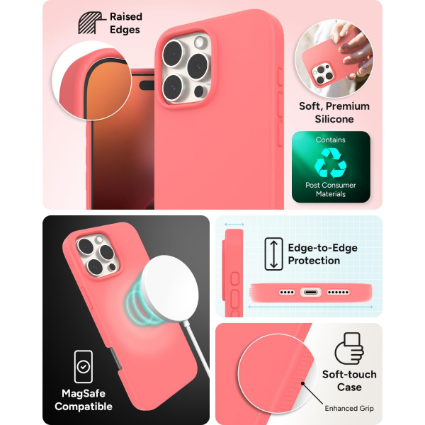 ZAGG Apple iPhone 16 Pro Manhattan Snap Klf-Begonia Pink