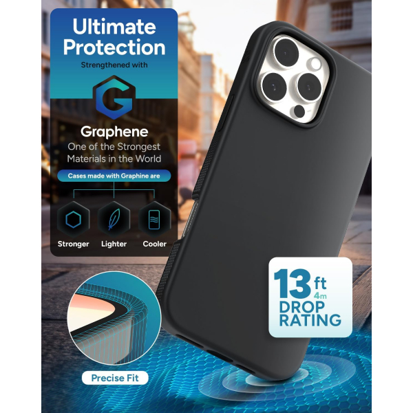 ZAGG Apple iPhone 16 Pro Manhattan Snap Klf-Black