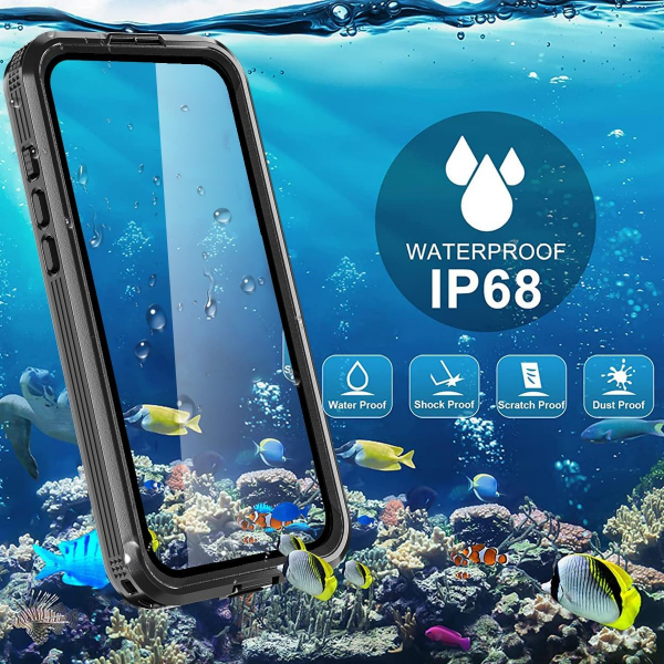 AlCase iPhone 16 Pro Max  Su Geirmez MagSafe Klf -Black