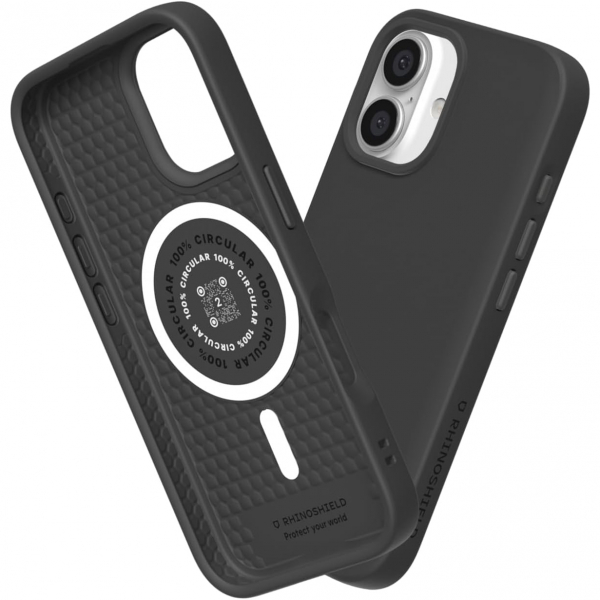 RhinoShield iPhone 16 Plus MagSafe SolidSuit Klf-Classic Black