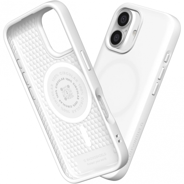 RhinoShield iPhone 16 Plus MagSafe SolidSuit Klf-Classic White