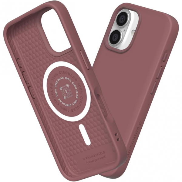 RhinoShield iPhone 16 Plus MagSafe SolidSuit Klf-Deep Mauve