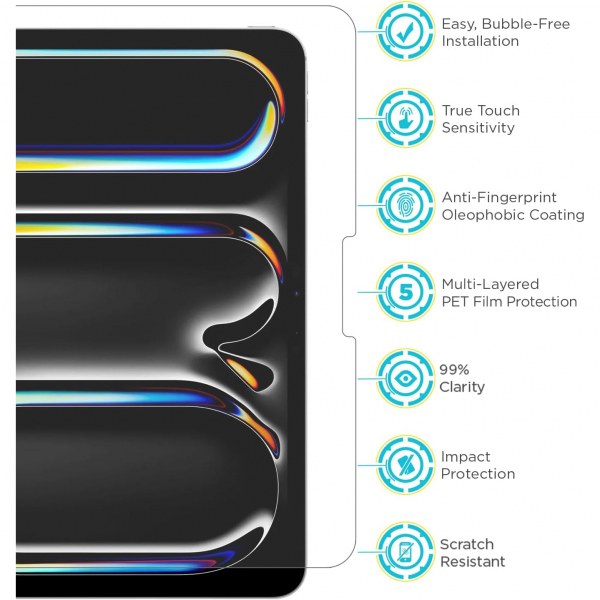Tech Armor iPad Pro M4 Mat Ekran Koruyucu (11 in)