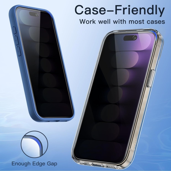JETech Apple iPhone 16 Pro Privacy Ekran Koruyucu