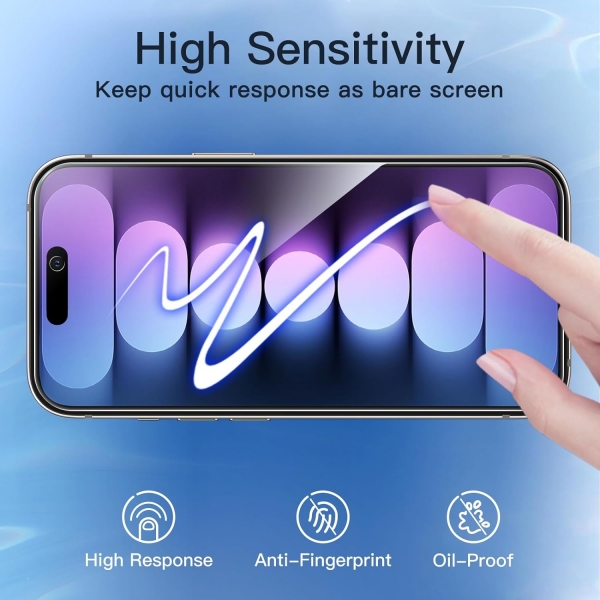 JETech Apple iPhone 16 Pro Privacy Ekran Koruyucu