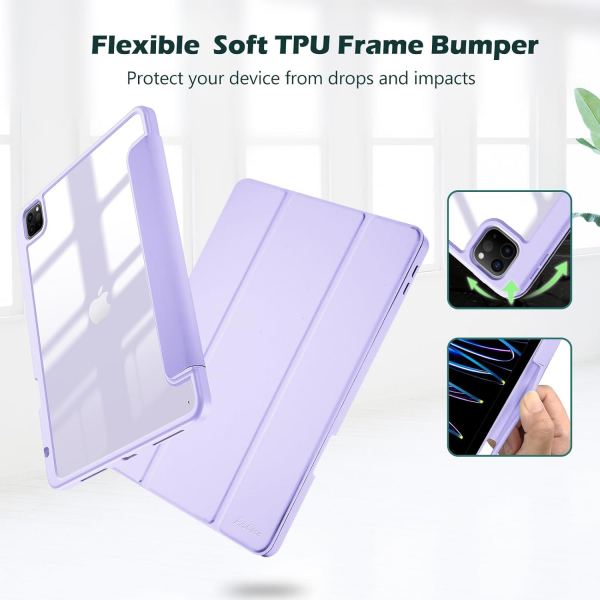 ProCase Apple iPad Pro Smart Folio Klf (12.9 in)-Purple
