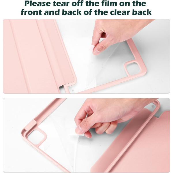 ProCase Apple iPad Pro Smart Folio Klf (12.9 in)-Pink
