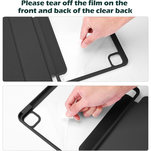 ProCase Apple iPad Pro Smart Folio Klf (12.9 in)-Black