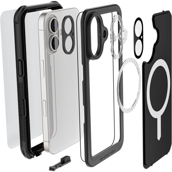 Ghostek Apple iPhone 16 Plus Su Geirmez Nautical Klf-Black
