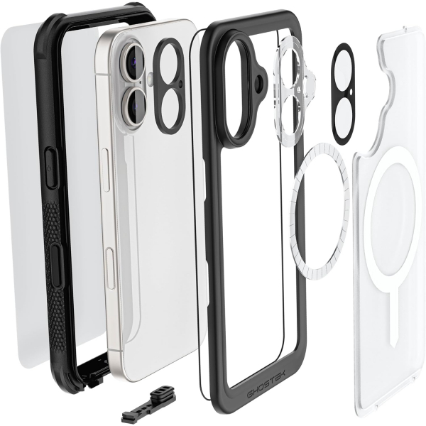 Ghostek Apple iPhone 16 Plus Su Geirmez Nautical Klf-Clear