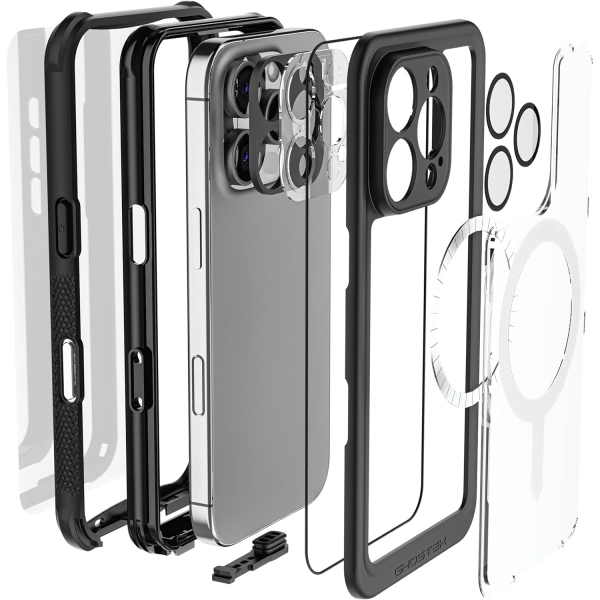 Ghostek  iPhone 16 Pro Max Su Geirmez Nautical Klf-Clear