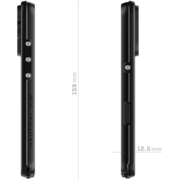 Ghostek Apple iPhone 16 Plus Su Geirmez Slim Klf -Black