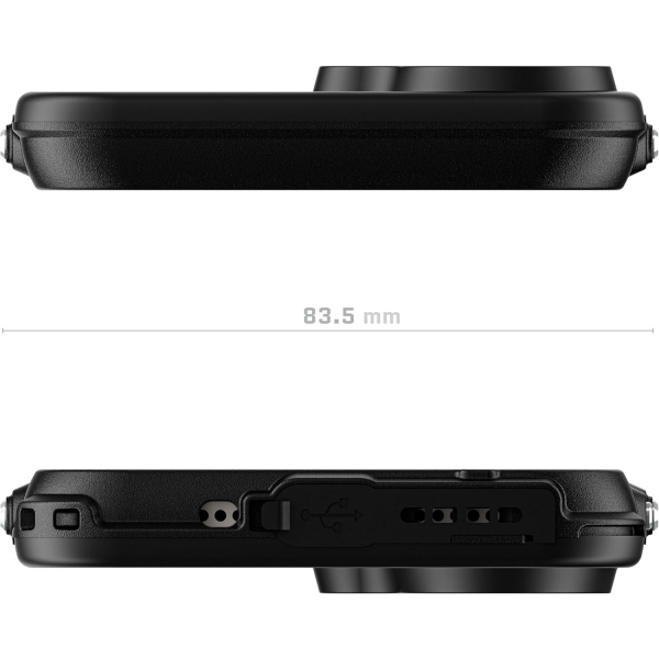 Ghostek Apple iPhone 16 Plus Su Geirmez Slim Klf -Black