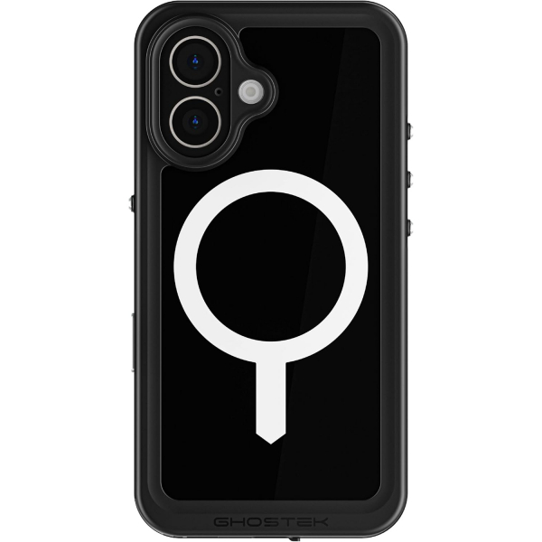 Ghostek Apple iPhone 16 Plus Su Geirmez Slim Klf -Black
