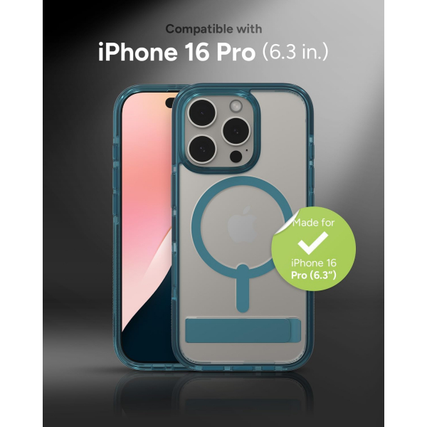 ZAGG Apple iPhone 16 Pro Max Santa Cruz Snap Klf -Retro Blue