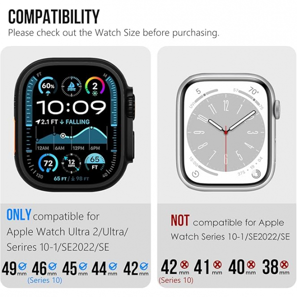 KADES Apple Watch 10 42mm Kay -Silver 