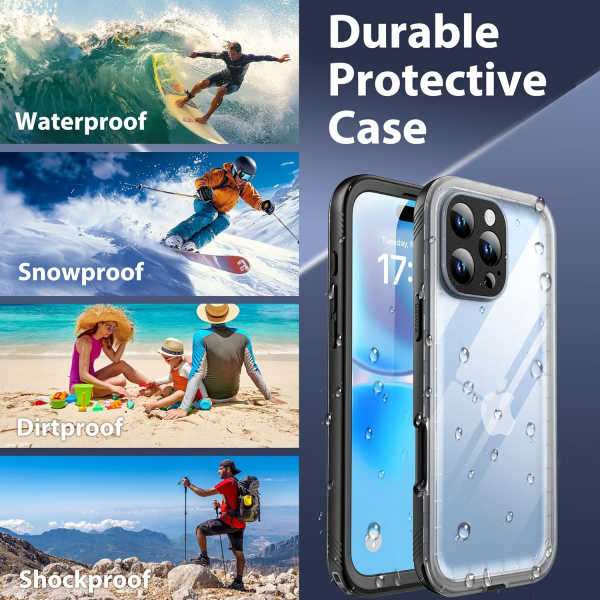 SPORTLINK iPhone 16 Pro Max Su Geirmez Clear Klf