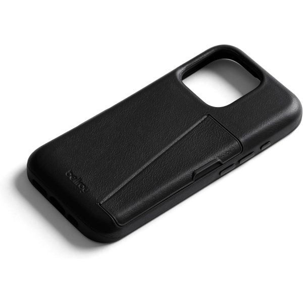 Bellroy Apple iPhone 16 Pro Czdan Deri Klf-Black