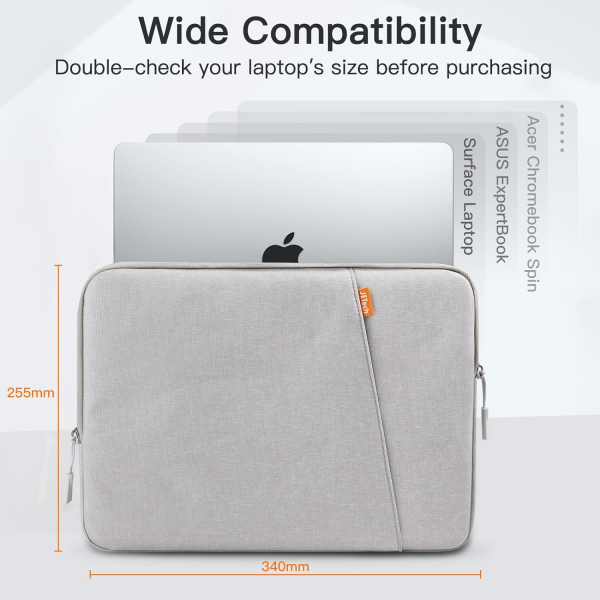 JETech MacBook Air/Pro anta (14 in)-Light Grey