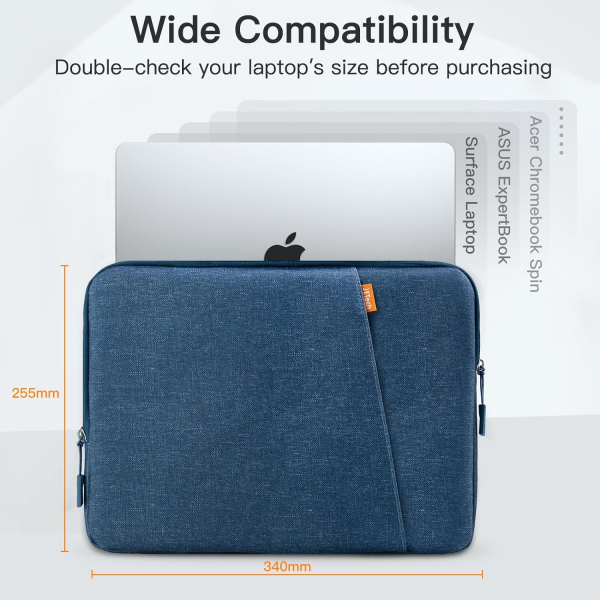 JETech MacBook Air/Pro anta (15 in)-Navy