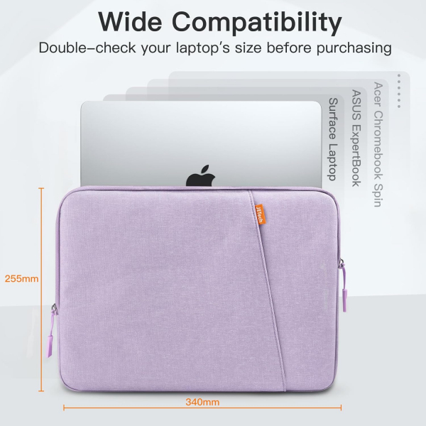 JETech MacBook Air/Pro anta (15 in)-Light Purple