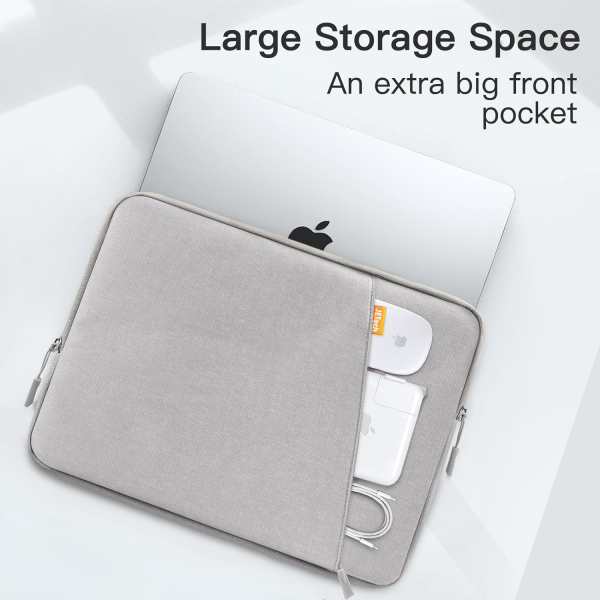 JETech MacBook Air/Pro anta (15 in)-Light Grey