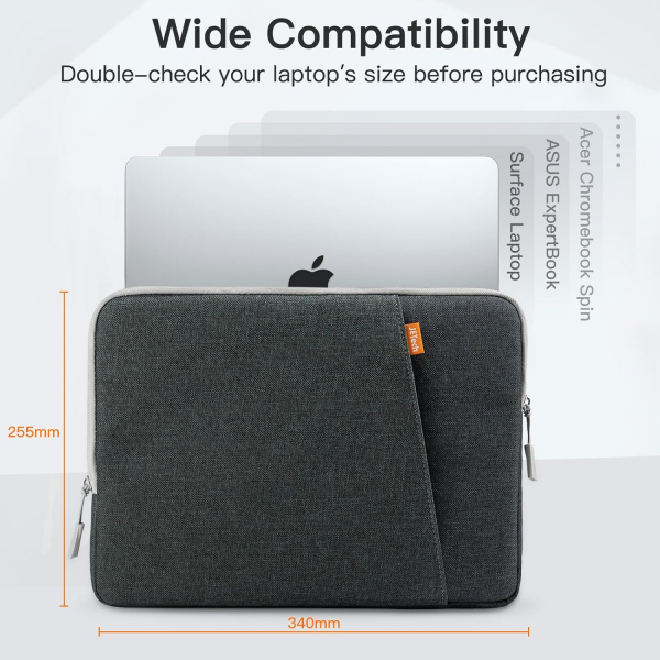 JETech MacBook Air/Pro anta (15 in)-Dark Grey