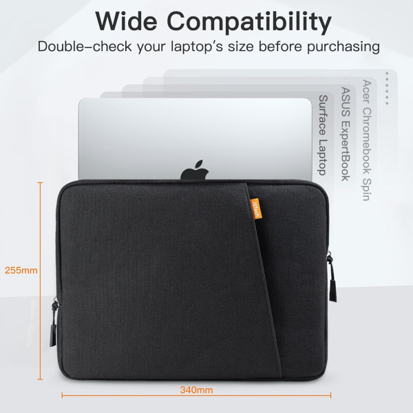 JETech MacBook Air/Pro anta (15 in)-Black