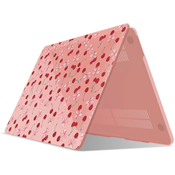 IBENZER MacBook Air M3 Sert Kabuk Klf (13.6 in)-Cherry