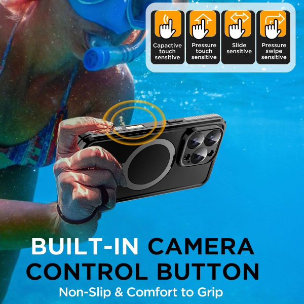 AlCase Apple iPhone 16 Pro Max Su Geirmez Klf 