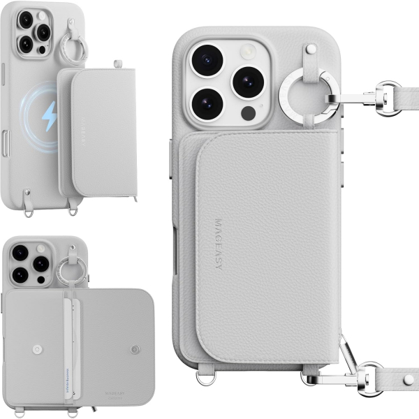 MAGEASY Apple iPhone 16 Pro Max Pouch M Klf-Gray