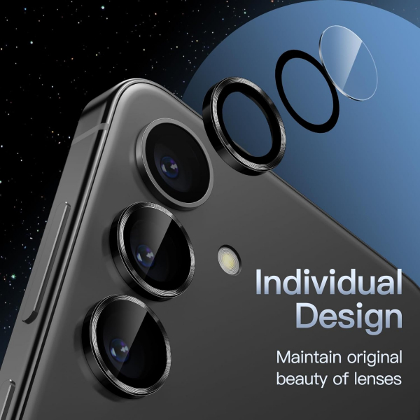 JETech Samsung Galaxy S25 Plus Kamera Lens Koruyucu