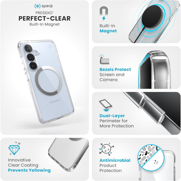 Speck Samsung Galaxy S25 Plus Presidio Clear Klf
