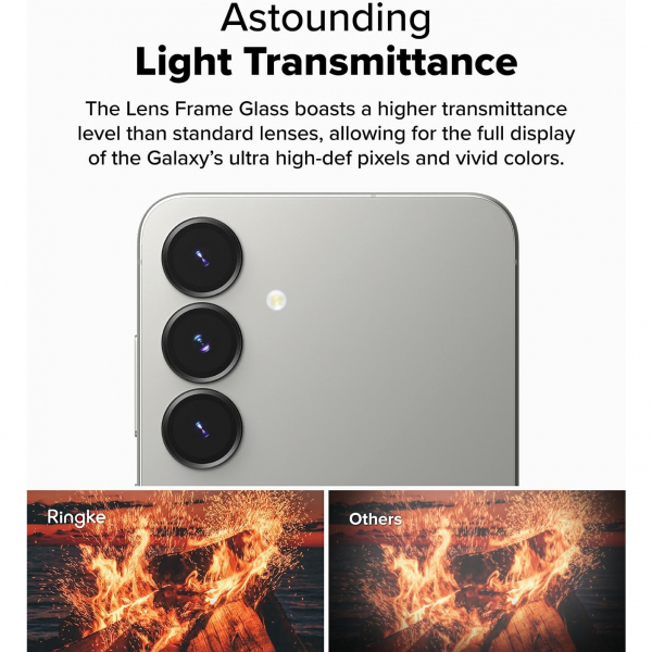 Rin gke Samsung Galaxy S25 Plus Kamera Lens Koruyucu