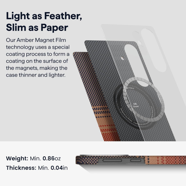 PITAKA Samsung Galaxy S25 Plus Aramid Fiber Klf -Sunset 