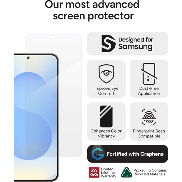 ZAGG Galaxy S25 Plus Fusion XTR4 Ekran Koruyucu 
