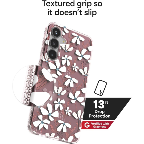 ZAGG Samsung Galaxy S25 Milan Klf-Floral Purple 