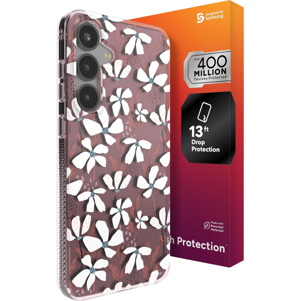 ZAGG Samsung Galaxy S25 Milan Klf-Floral Purple 