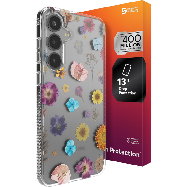 ZAGG Samsung Galaxy S25 Milan Klf-Floral Pink 