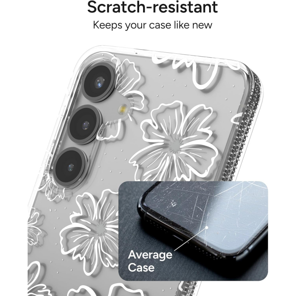 ZAGG Samsung Galaxy S25 Milan Klf-Floral White 
