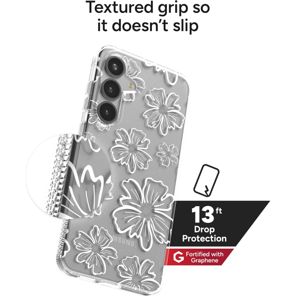ZAGG Samsung Galaxy S25 Milan Klf-Floral White 