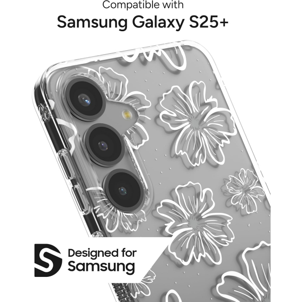 ZAGG Samsung Galaxy S25 Milan Klf-Floral White 