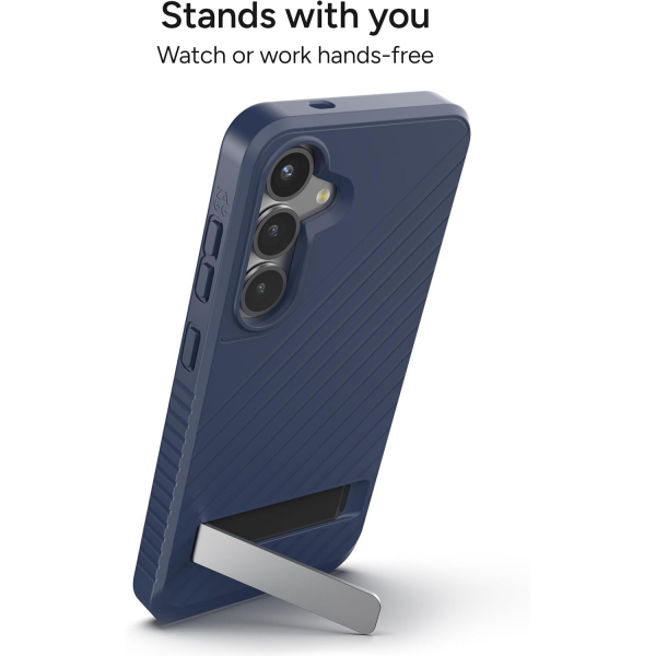 ZAGG Samsung Galaxy S25 Plus Denali Kickstandl Klf-Navy Blue 