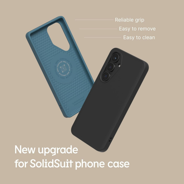 RhinoShield Samsung Galaxy S25 SolidSuit Klf -Ash Grey
