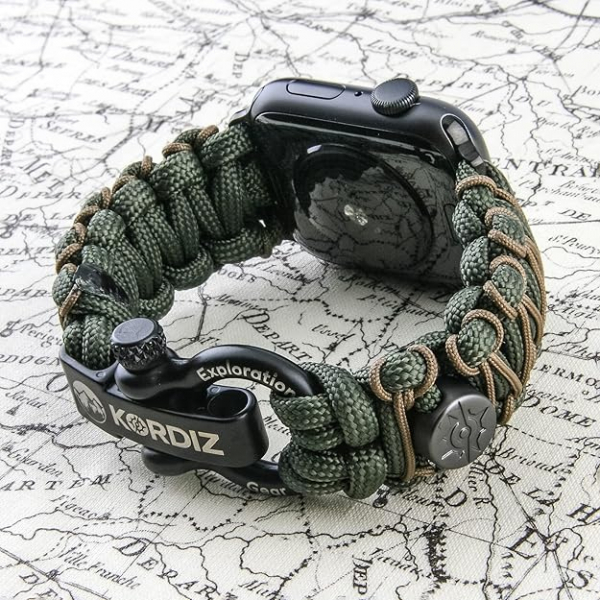 KORDIZ Apple Watch Ultra 1/2.Nesil Survivor Pro Kay-Green Coyote