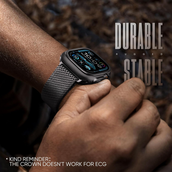 Suitisbest Apple Watch 10 46mm Bumper Klf-Black 